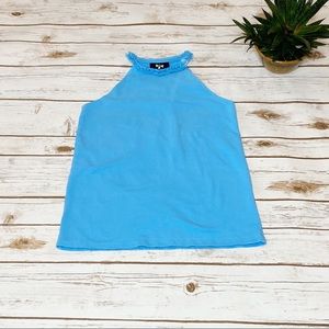 Llum Turquoise ruffle halter tank - Girl (12)
